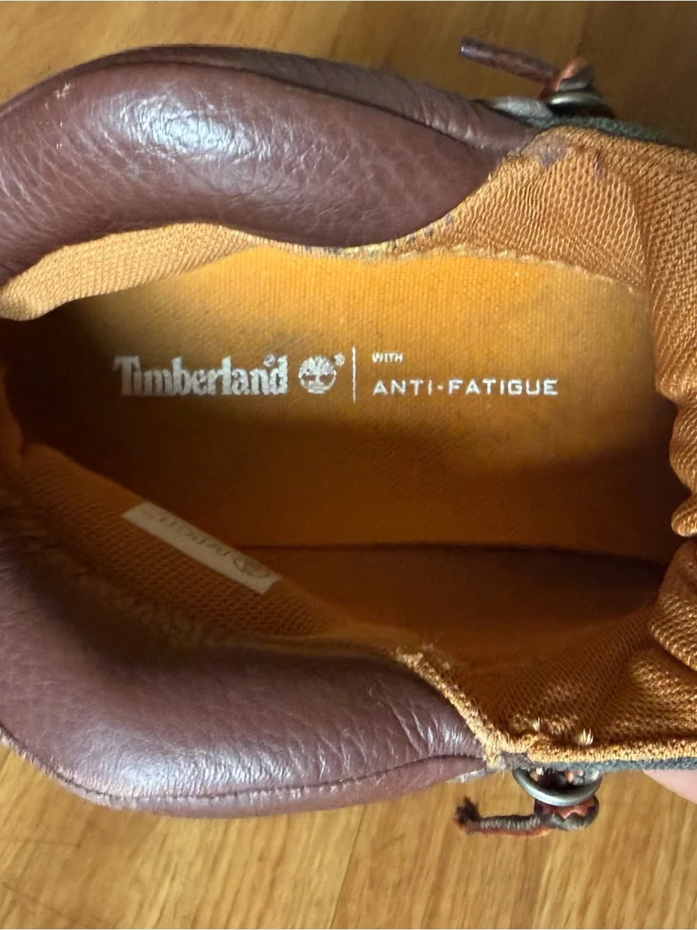 Timberland Brown and Green Men's Leather Hiking Boots